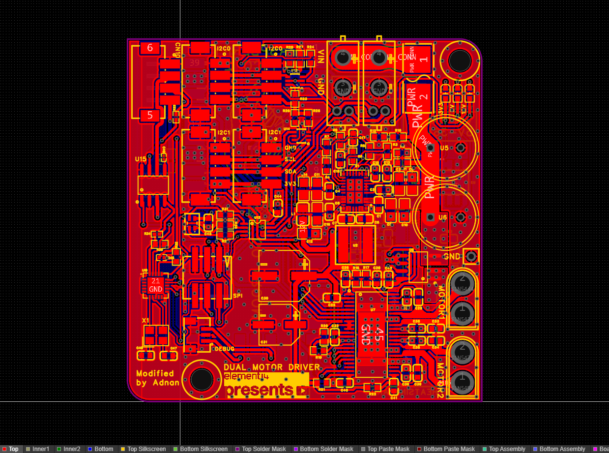 Motor Driver PCB